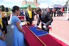 Gmina Cyców ma swój herb i sztandar