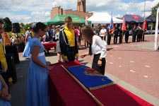 Gmina Cyców ma swój herb i sztandar