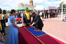 Gmina Cyców ma swój herb i sztandar