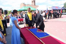 Gmina Cyców ma swój herb i sztandar