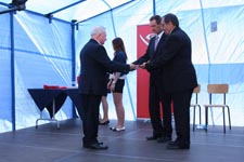 Gmina Cyców ma swój herb i sztandar