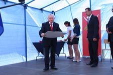 Gmina Cyców ma swój herb i sztandar