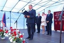 Gmina Cyców ma swój herb i sztandar