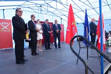 Gmina Cyców ma swój herb i sztandar