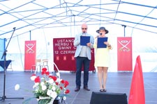 Gmina Cyców ma swój herb i sztandar