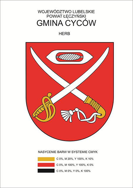 Gmina Cyców ma swój herb i sztandar