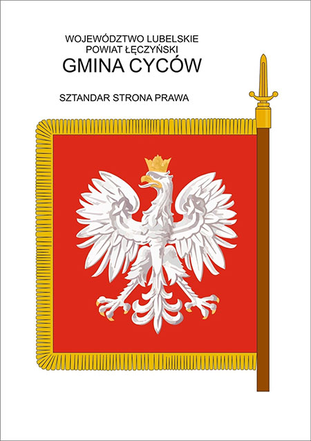 Gmina Cyców ma swój herb i sztandar