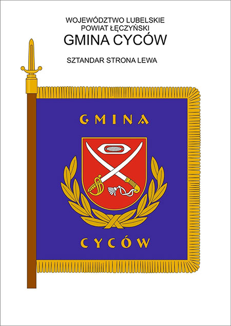 Gmina Cyców ma swój herb i sztandar