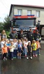 Wizyta przedszkolaków w Ochotniczej Straży Pożarnej