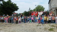 Wizyta przedszkolaków w Ochotniczej Straży Pożarnej