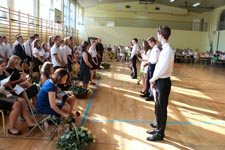 Zakończenie roku szkolnego w Gimnazjum