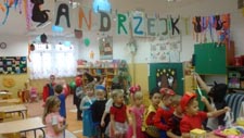 Zabawa andrzejkowa w przedszkolu