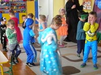 Zabawa andrzejkowa w przedszkolu