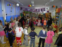 Zabawa andrzejkowa w przedszkolu