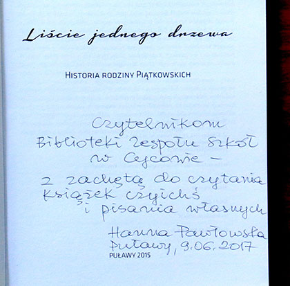 Liście jednego drzewa. Historia rodziny Piątkowskich