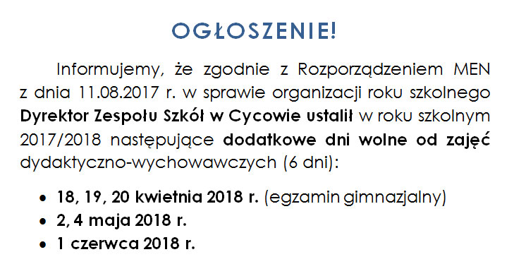 Ogłoszenie