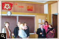 Delegacja Zespołu Szkół w Cycowie z wizytą w szkole na Ukrainie