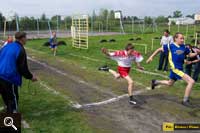 Zawody powiatowe w czwórboju lekkoatletycznym