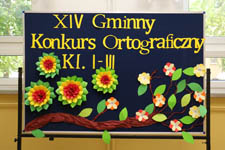 XIV  Gminny Konkurs Ortograficzny Klas I –III Sp