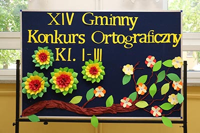 XIV  Gminny Konkurs Ortograficzny Klas I–III Sp