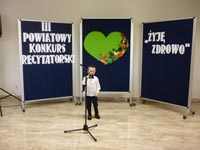 III Powiatowy Konkurs Recytatorski „Żyję zdrowo”