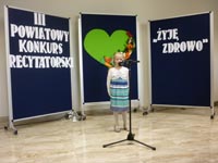 III Powiatowy Konkurs Recytatorski „Żyję zdrowo”