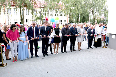 Uroczyste rozpoczęcie roku szkolnego 2018/2019 dla klas I-III SP i dzieci przedszkolnych oraz oddanie do użytku nowego budynku przedszkola