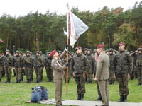 Uroczystość przekazania obowiązków Dowódcy 7 batalionu kawalerii powietrznej