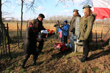 157 rocznica wybuchu powstania styczniowego - uroczystość pod pomnikiem w Kopinie