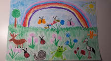 Finał konkursu plastycznego w przedszkolu „Kolorowa Łąka”