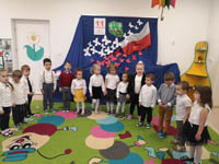 11 listopada w pamięci przedszkolaków (3- i 4- latków)