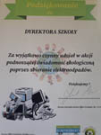 Akcja Ekologiczna „Wszystkie dzieci zbierają elektrośmieci” w Punkcie Przedszkolnym w Kopinie