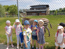 Wycieczka dzieci pięcioletnich do ZOO w Zamościu