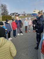 Spotkanie uczniów klas I-III z przedstawicielami Komendy Powiatowej Policji w Łęcznej