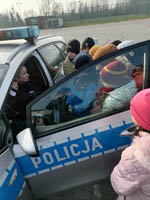 Spotkanie uczniów klas I-III z przedstawicielami Komendy Powiatowej Policji w Łęcznej