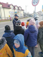 Spotkanie uczniów klas I-III z przedstawicielami Komendy Powiatowej Policji w Łęcznej