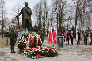 Odsłonięcie pomnika Generała Kazimierza Sosnkowskiego w Sulejówku