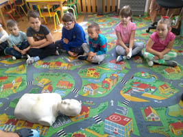Zajęcia z pierwszej pomocy przedmedycznej w przedszkolu