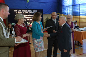 Uroczystości jubileuszowe 30-lecia nadania Szkole imienia 7 Pułku Ułanów Lubelskich