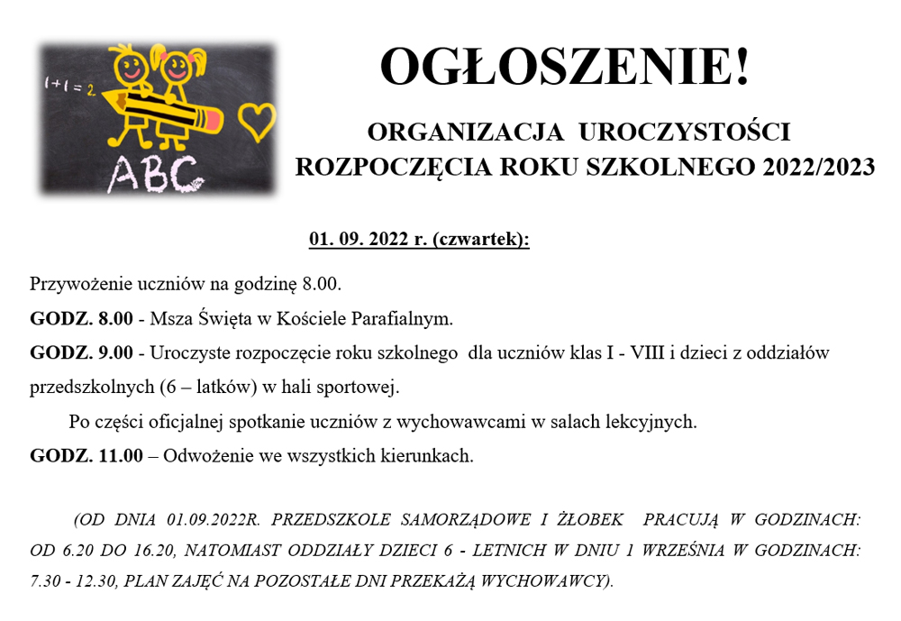 Ogłoszenie