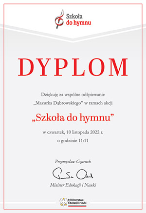 „Szkoła do Hymnu”