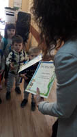 Wycieczka przedszkolaków z Punktów Przedszkolnych w Kopinie i Bekieszy do Gminnej Biblioteki w Cycowie