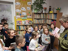 „Witajcie w naszej b(ajce)ibliotece” – powitanie nowych czytelników