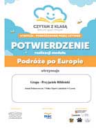 Podsumowanie II modułu projektu „Lekturki spod chmurki” – „Podróże po Europie”