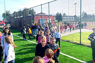 PRÓBNA EWAKUACJA w Zespole Szkół w Cycowie