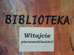 „Witajcie w bibliotece!” – powitanie pierwszych klas