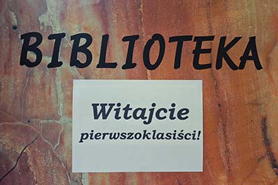 „Witajcie w bibliotece!” – powitanie pierwszych klas