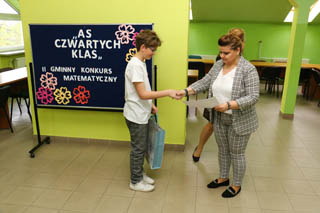 II Gminny Konkurs Matematyczny „As czwartych klas”