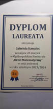 Laureaci konkursu ogólnopolskiego „ORZEŁ MATEMATYCZNY”