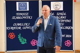 „Lekcja Obywatelska Lubelskiego Kuratora Oświaty” z uczniami Zespołu Szkół w Cycowie
